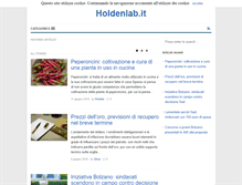 Tablet Screenshot of holdenlab.it